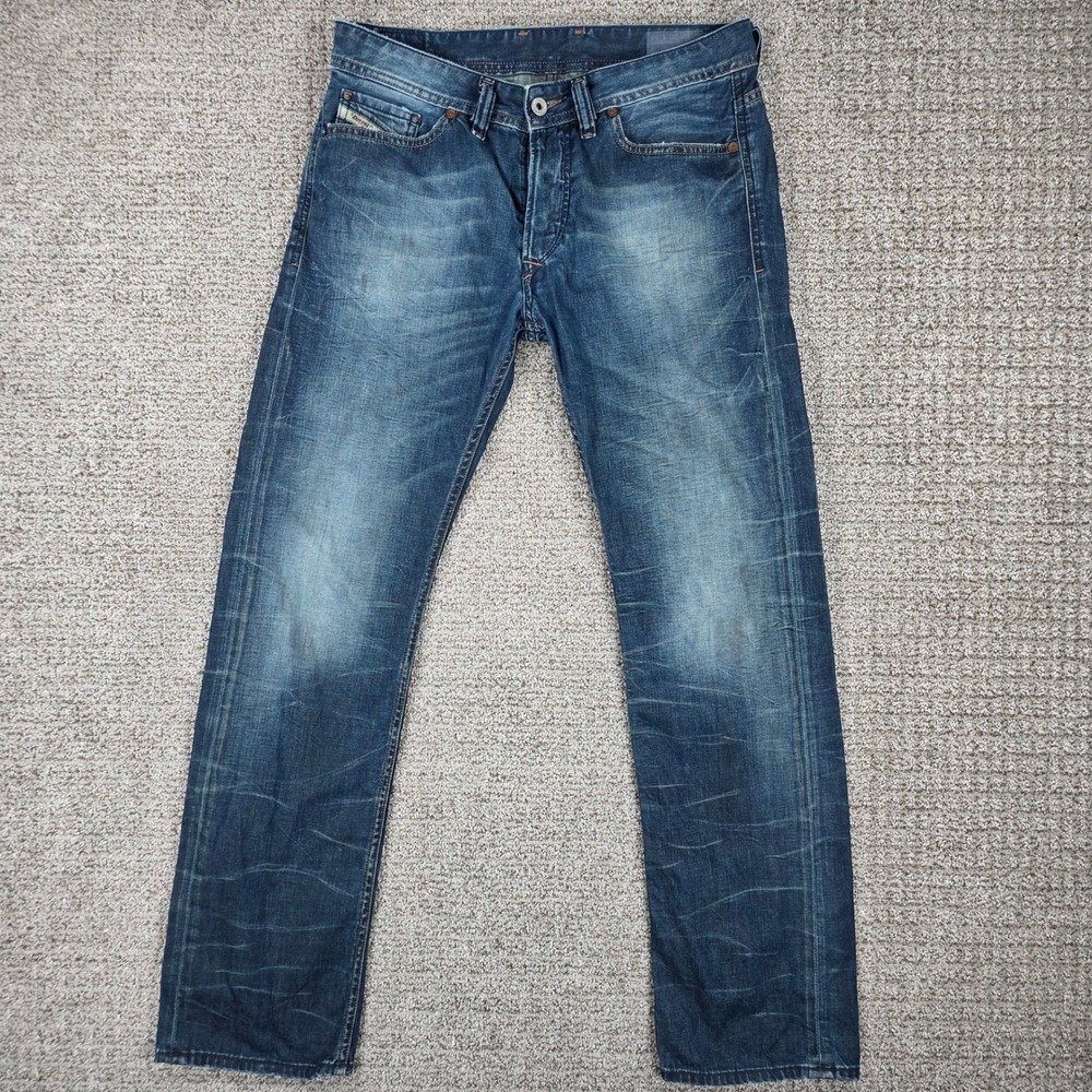 Diesel Viker Blue Eyecons 2012/1 Edition Mens Jeans Straight Button Fly‎ 30x32